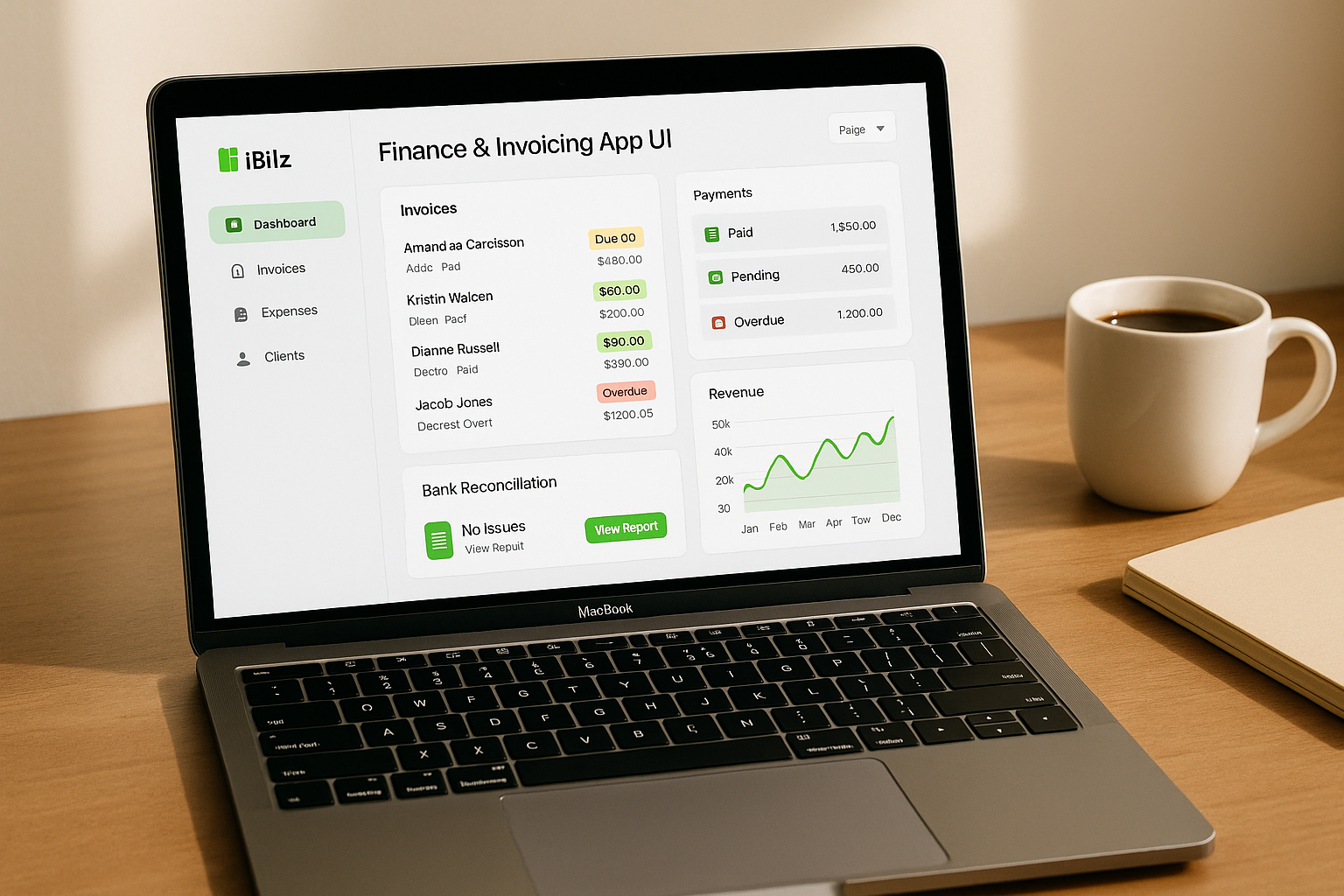 iBilz finance icon